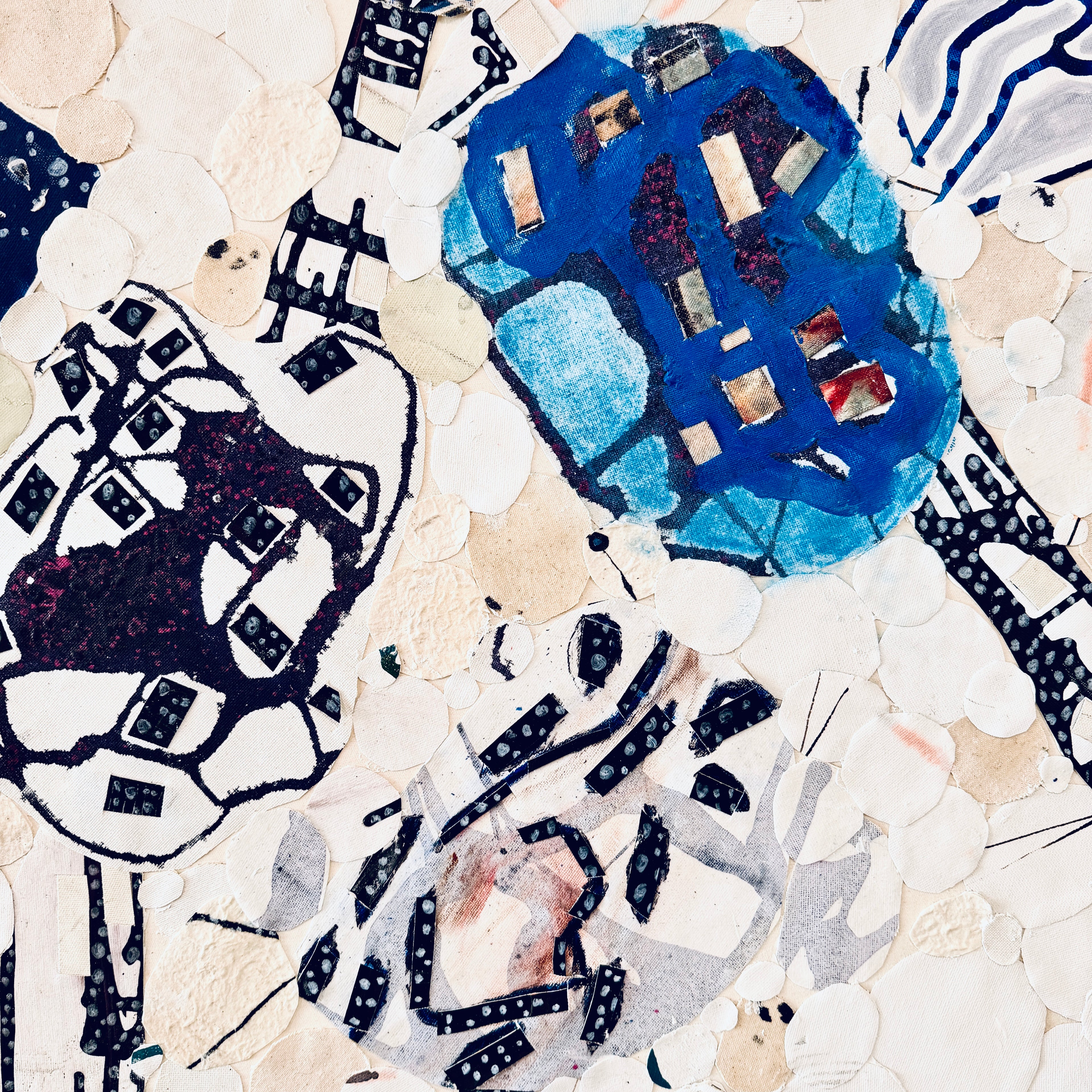 Blue Collage Big