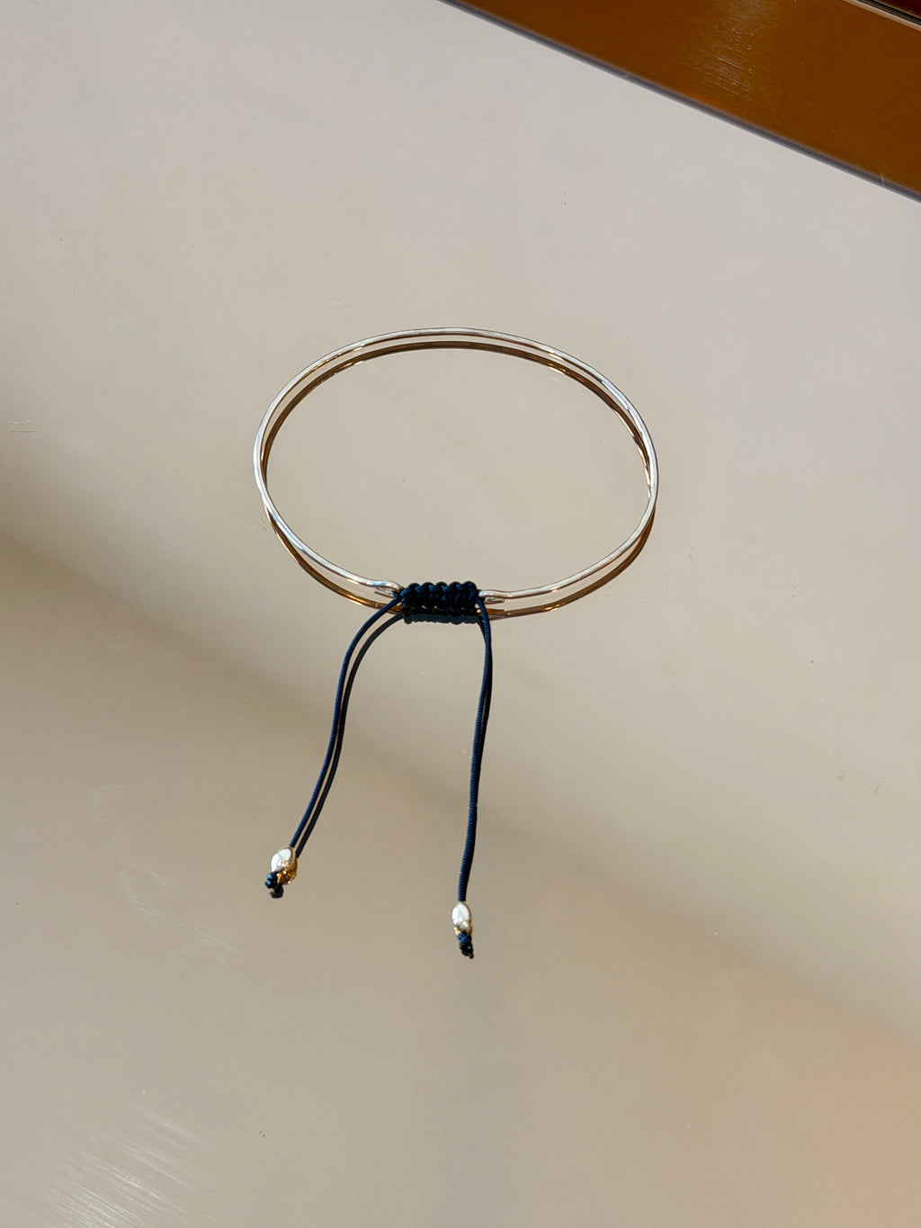 Medium Gold Bracelet with Knotted Accent