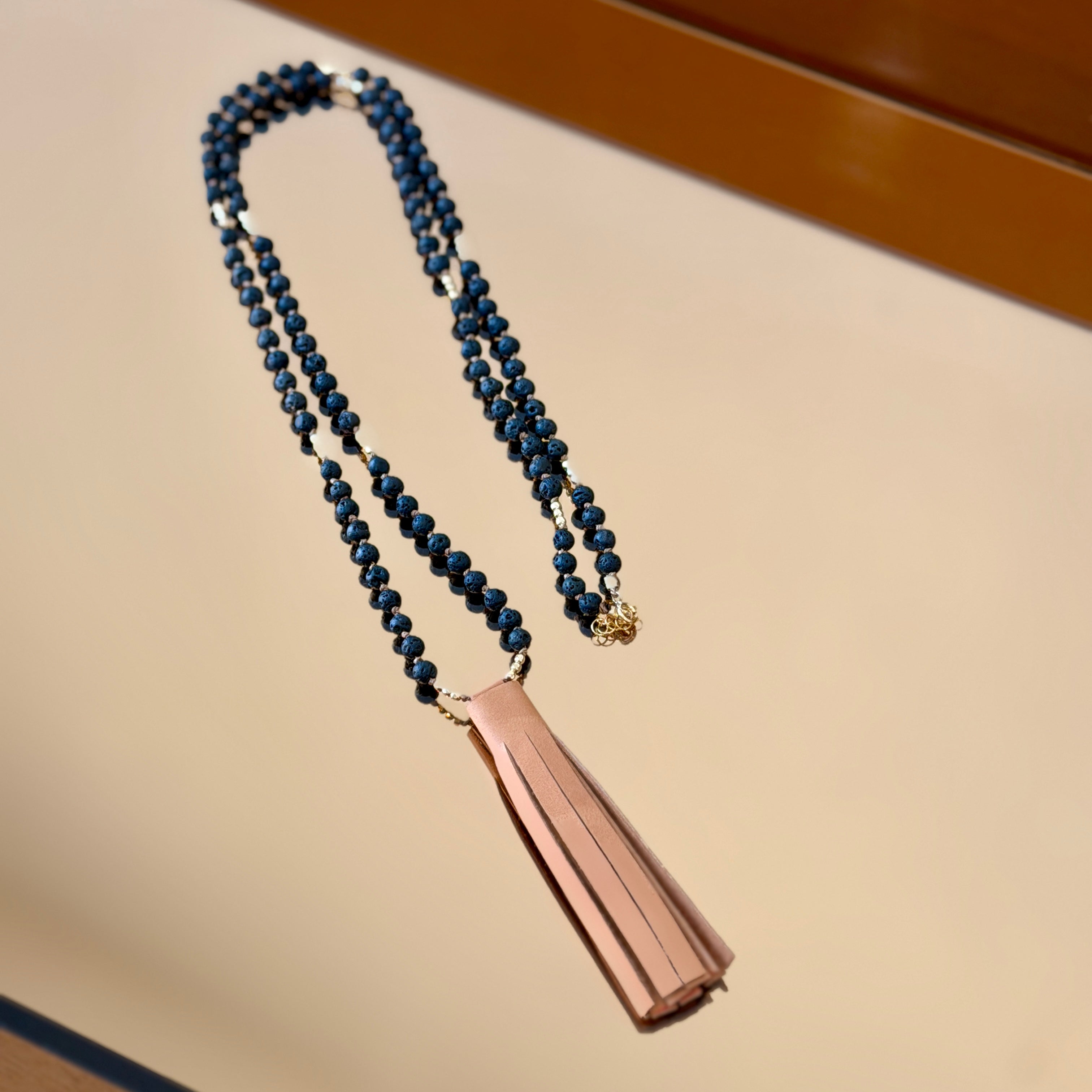 Gold Mala Tassel Necklace