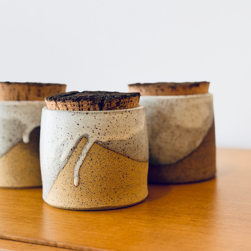Jar with Cork Lid