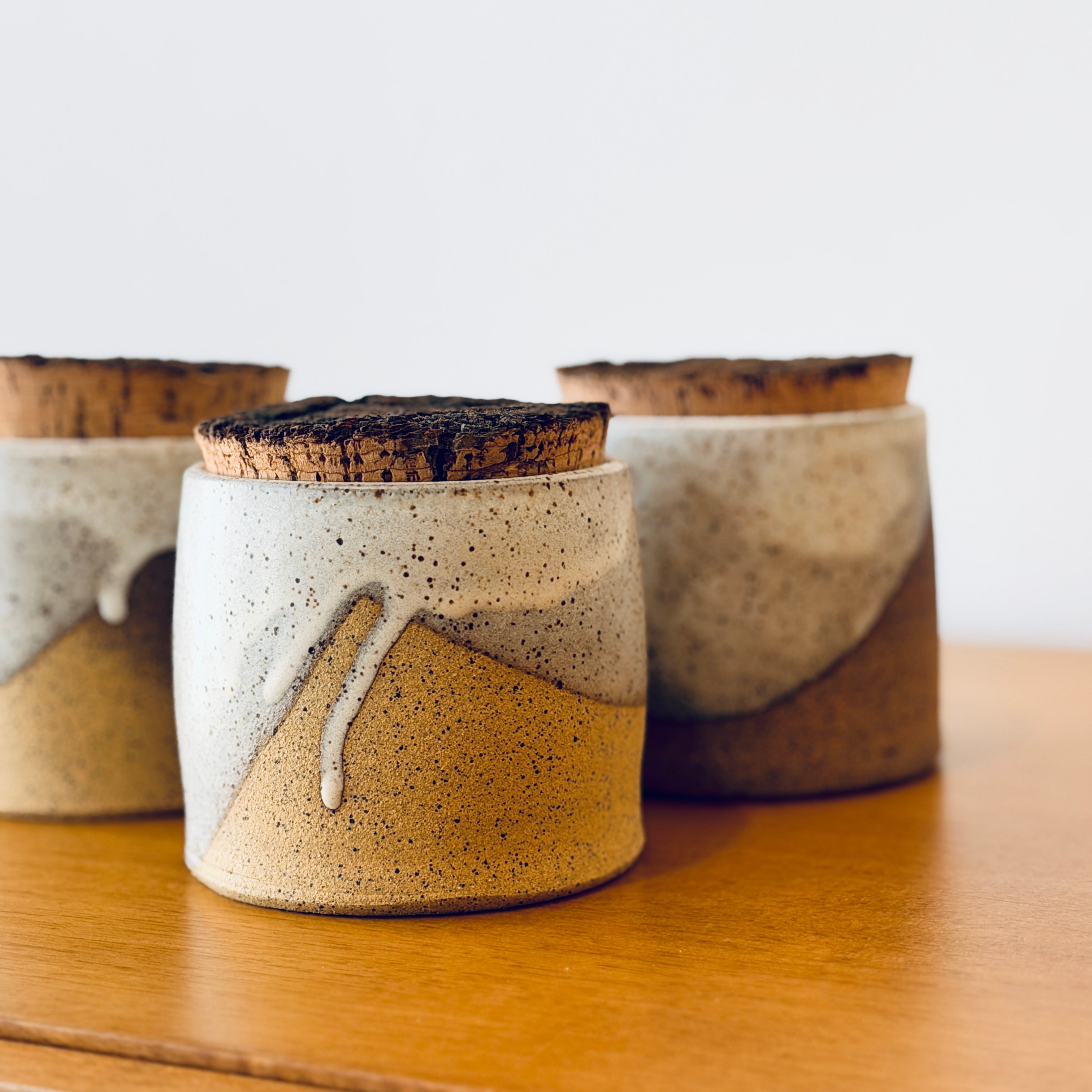 Jar with Cork Lid