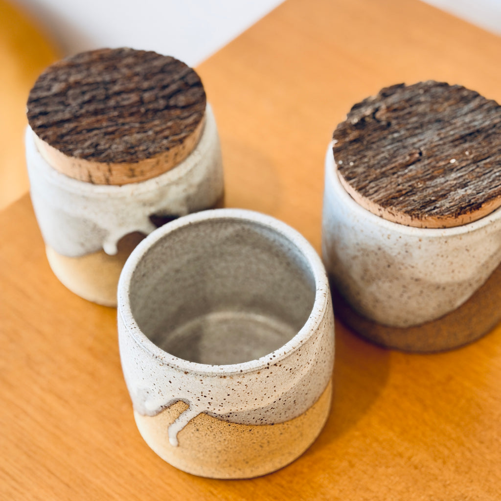 Jar with Cork Lid