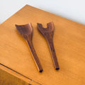 Wooden Salad Tongs