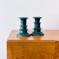 Temple Candle Stick - Green