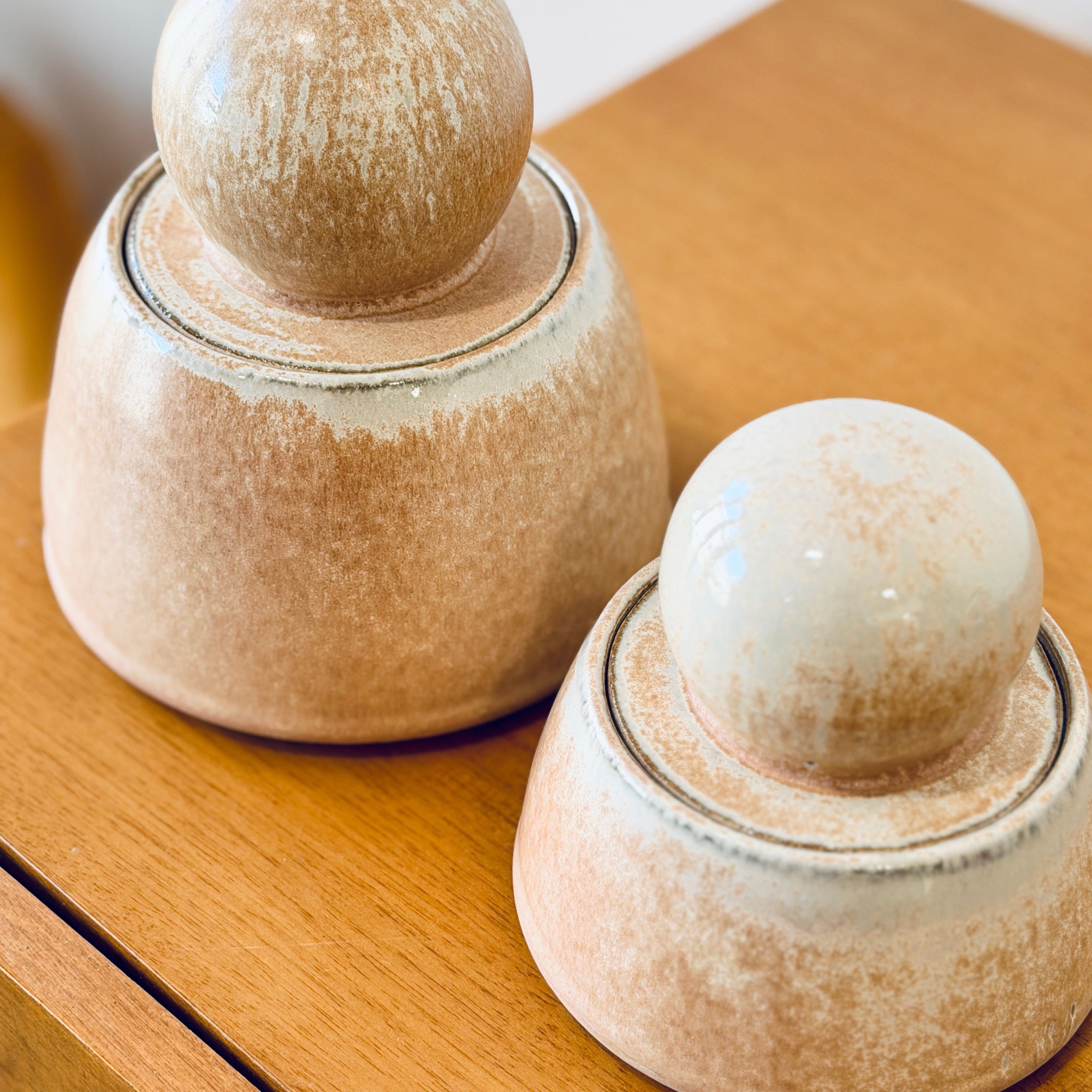 Peach Blossom Stash Jar