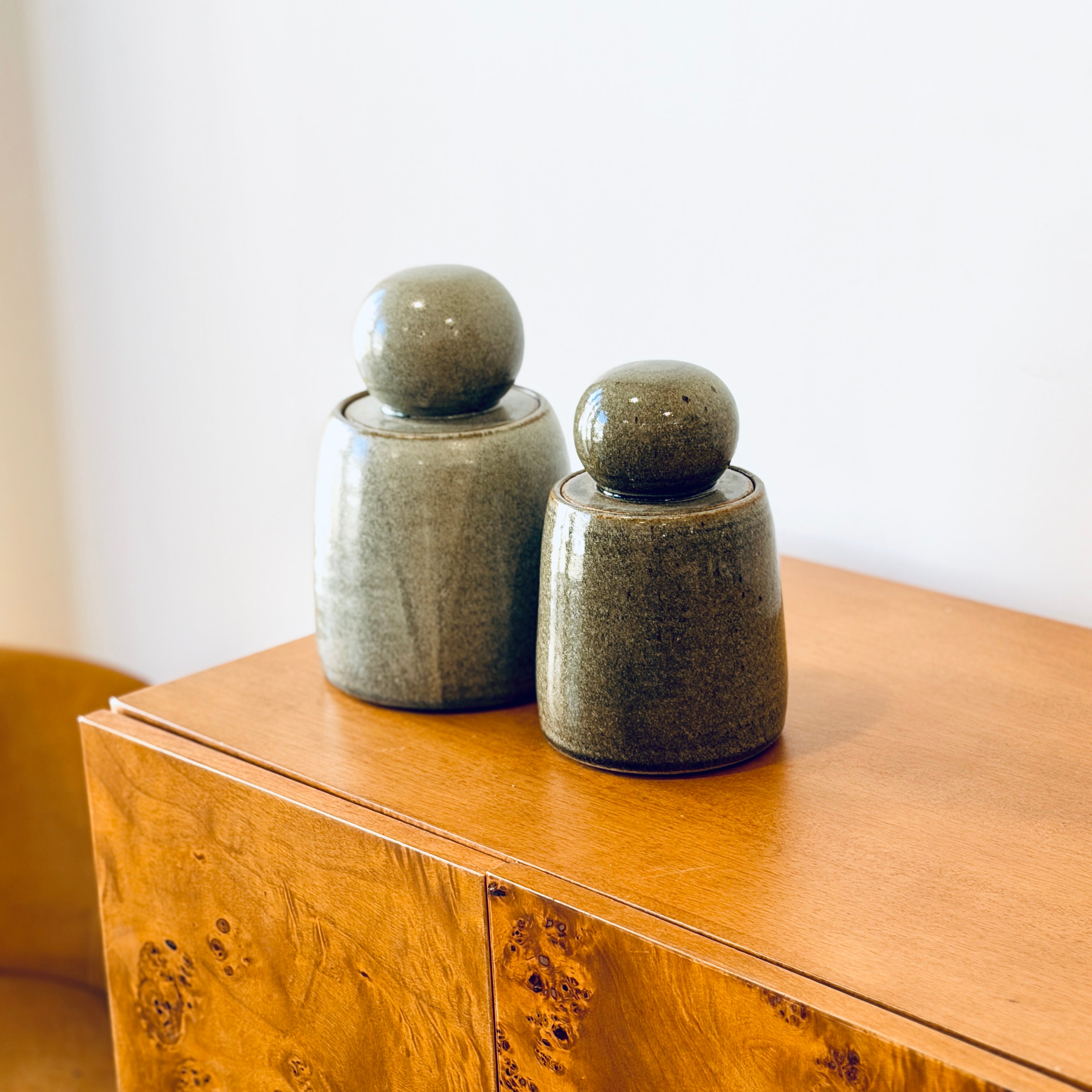 Tall Storm Stash Jar