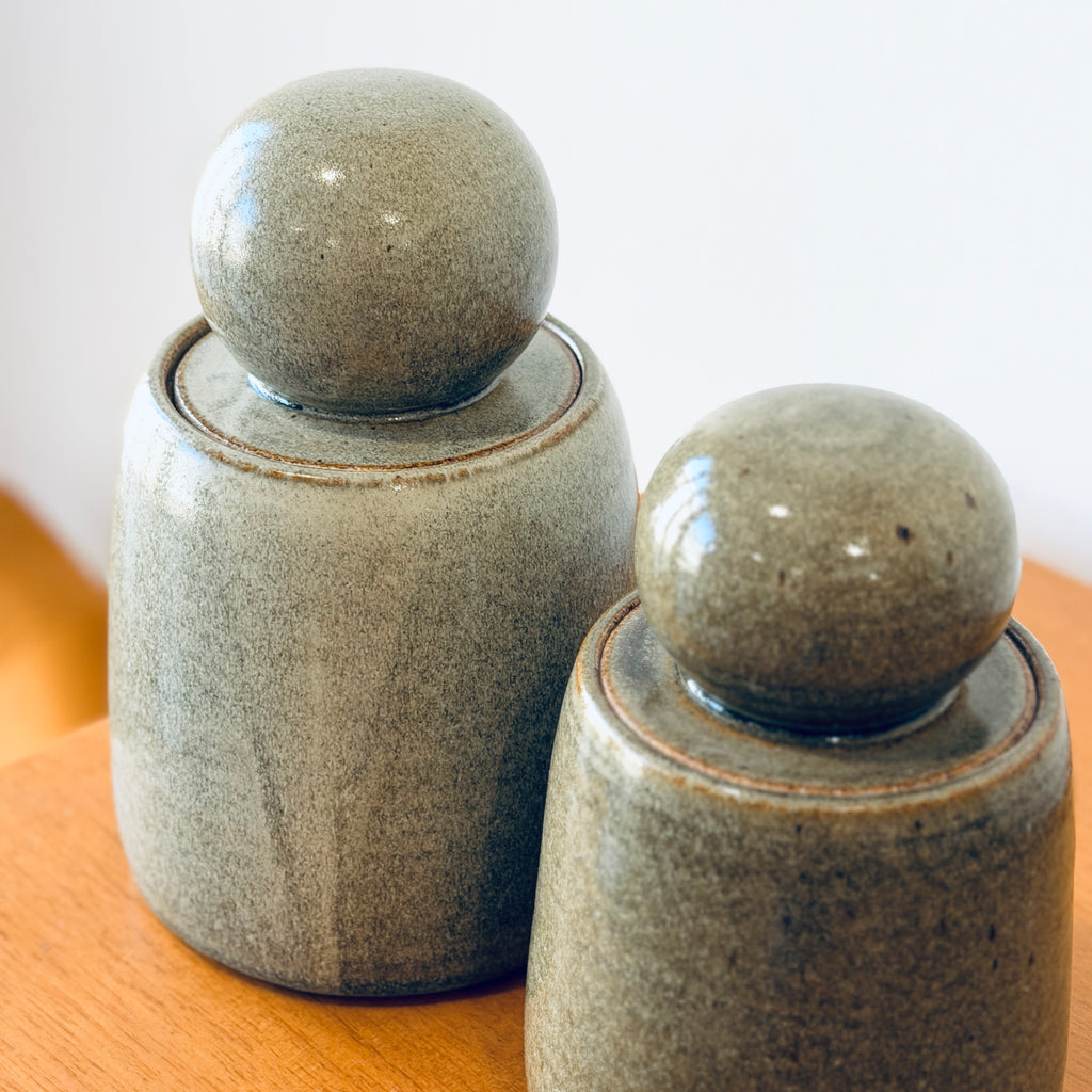 Tall Storm Stash Jar