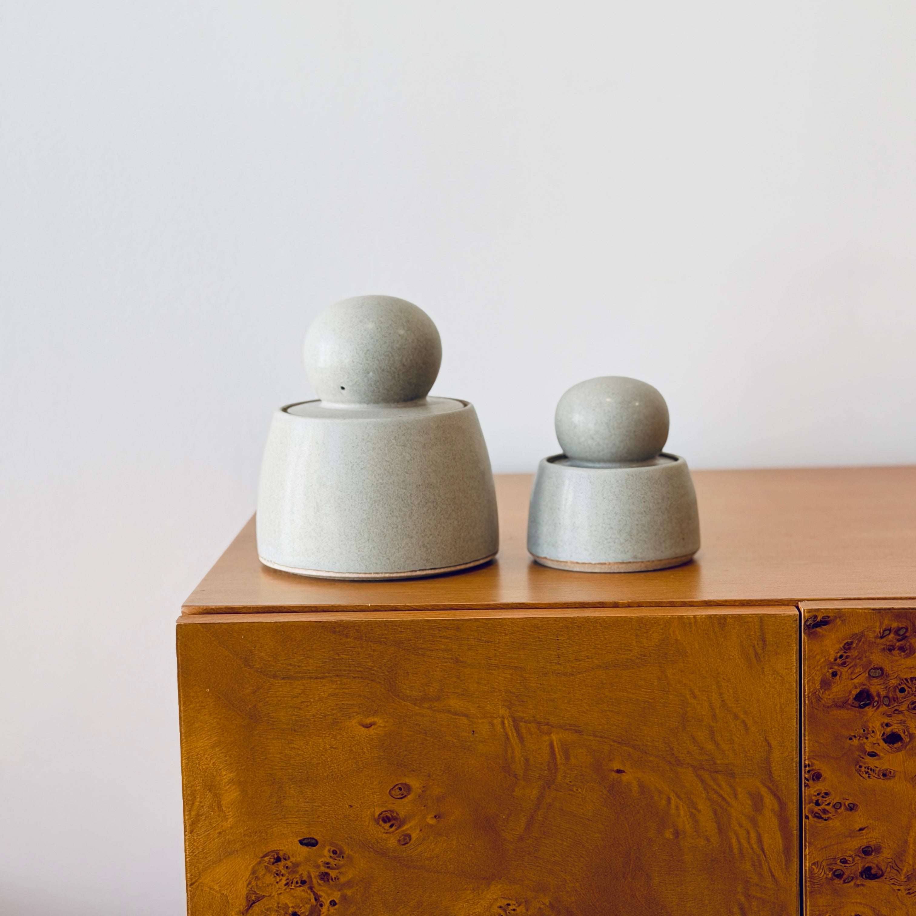 Pewter Grey Stash Jar