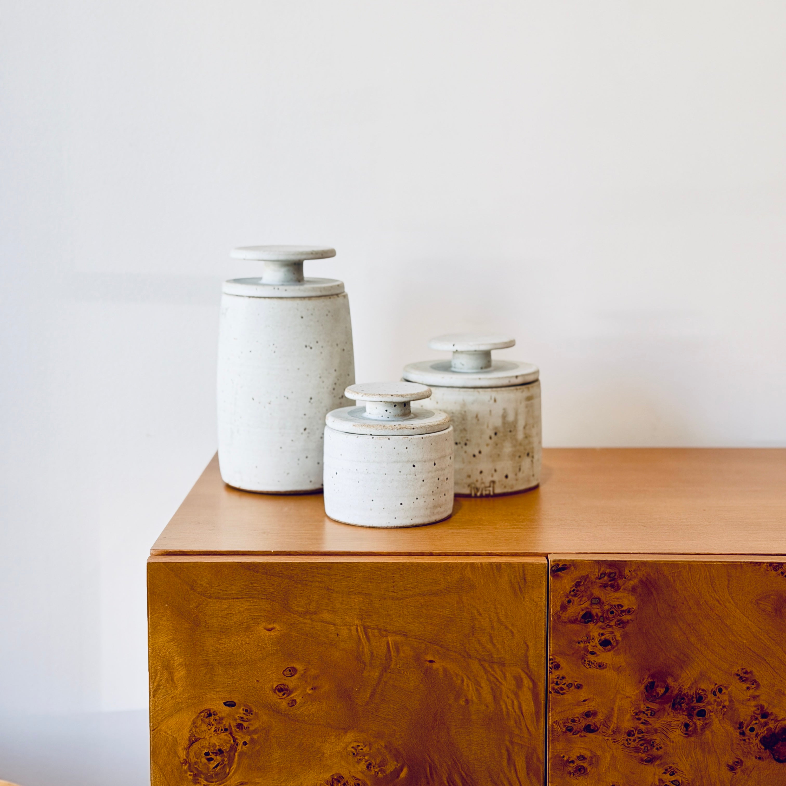 Matte White Alto Jars