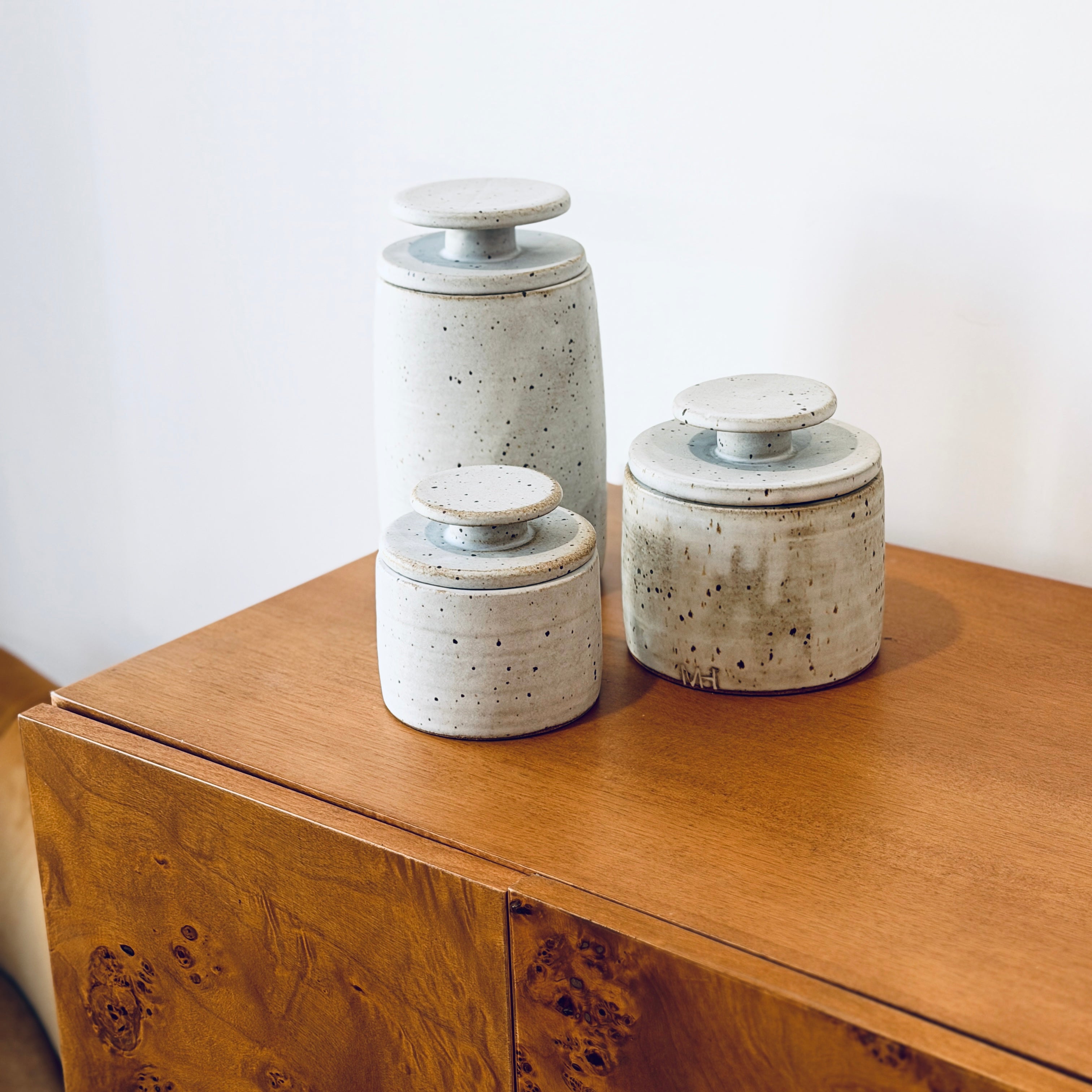 Matte White Alto Jars