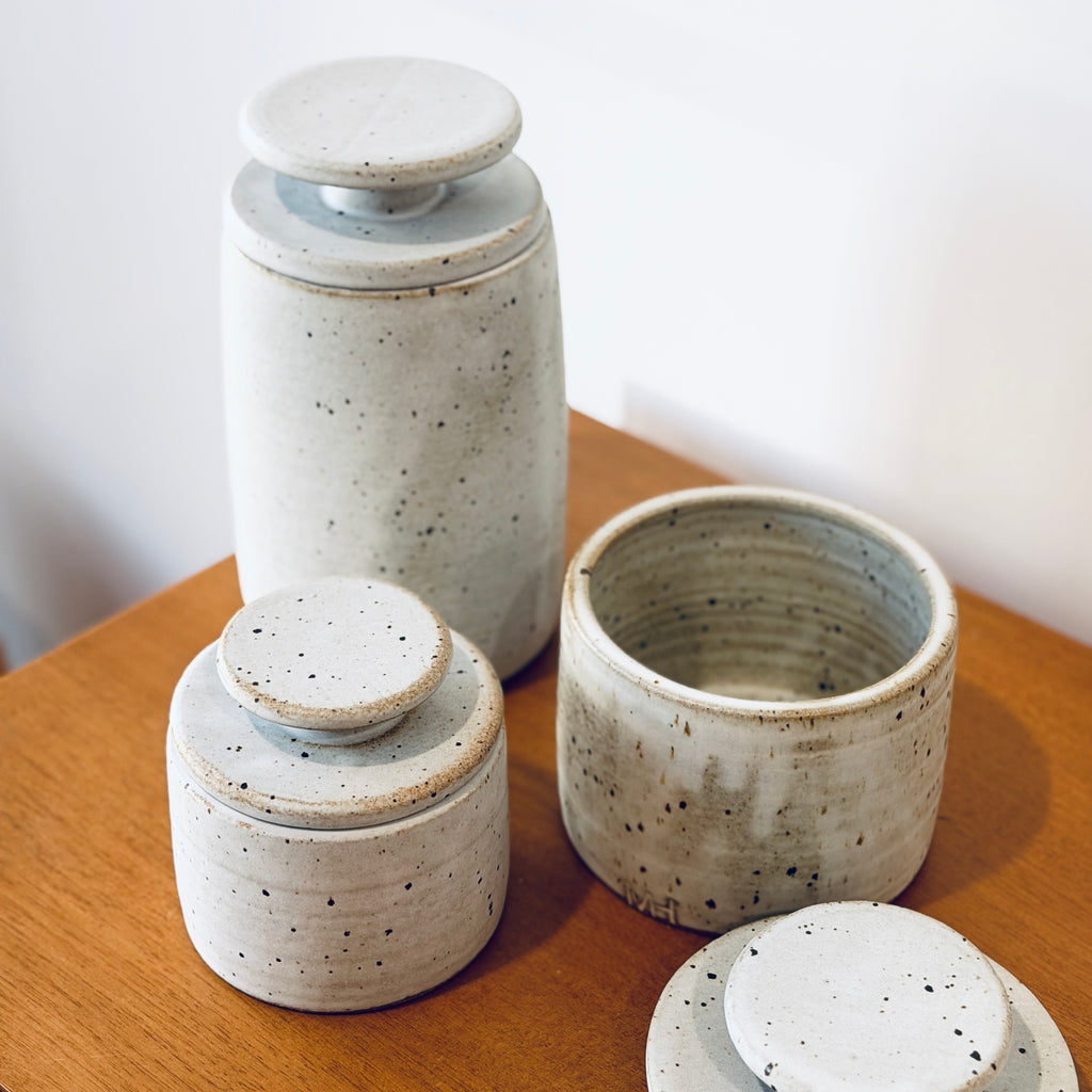 Matte White Alto Jars