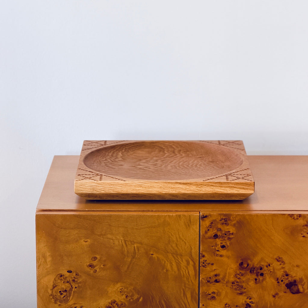 Wooden Bowl with pattern