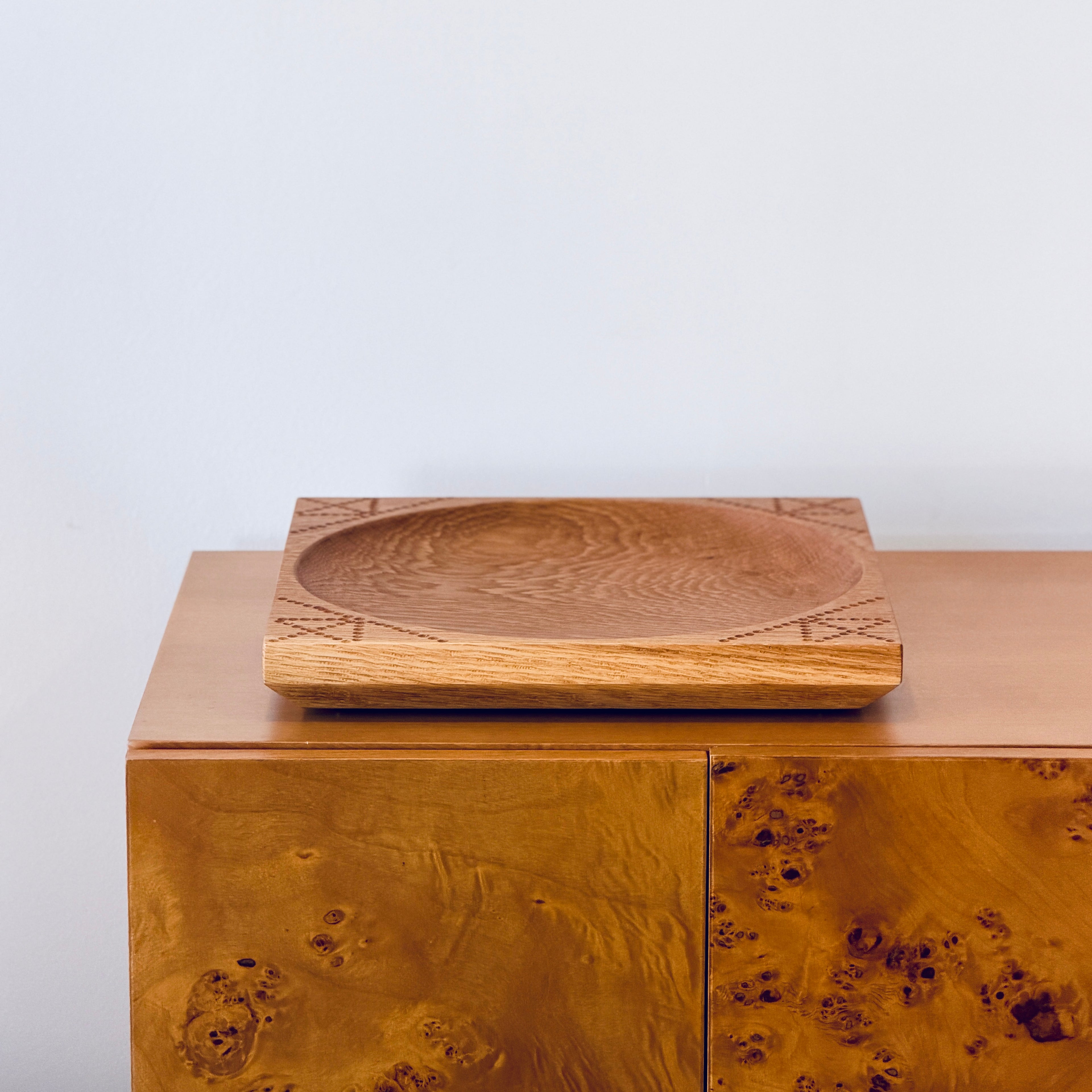 Wooden Bowl with pattern