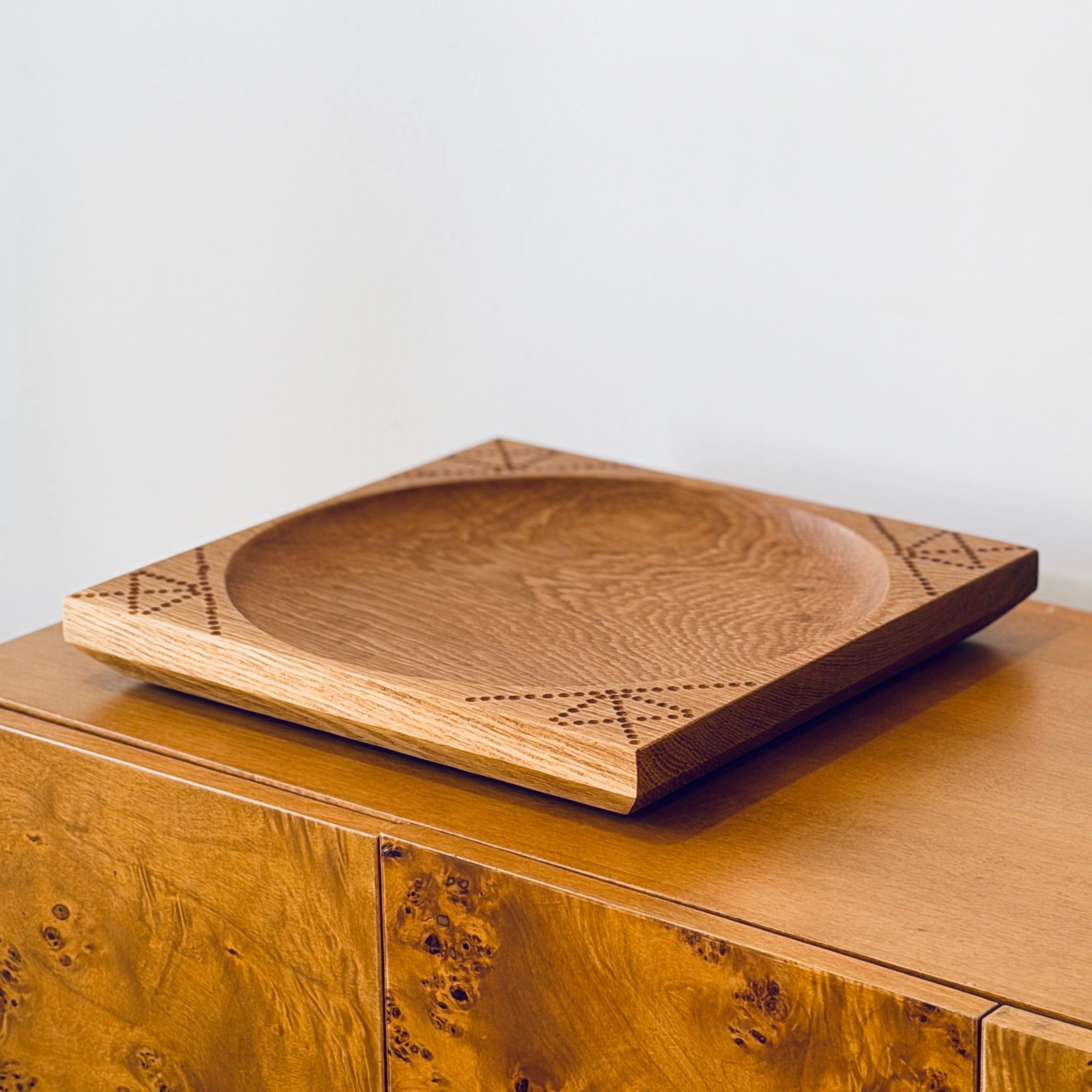 Wooden Bowl with pattern