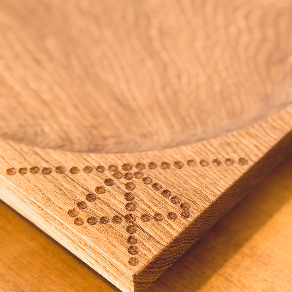 Wooden Bowl with pattern