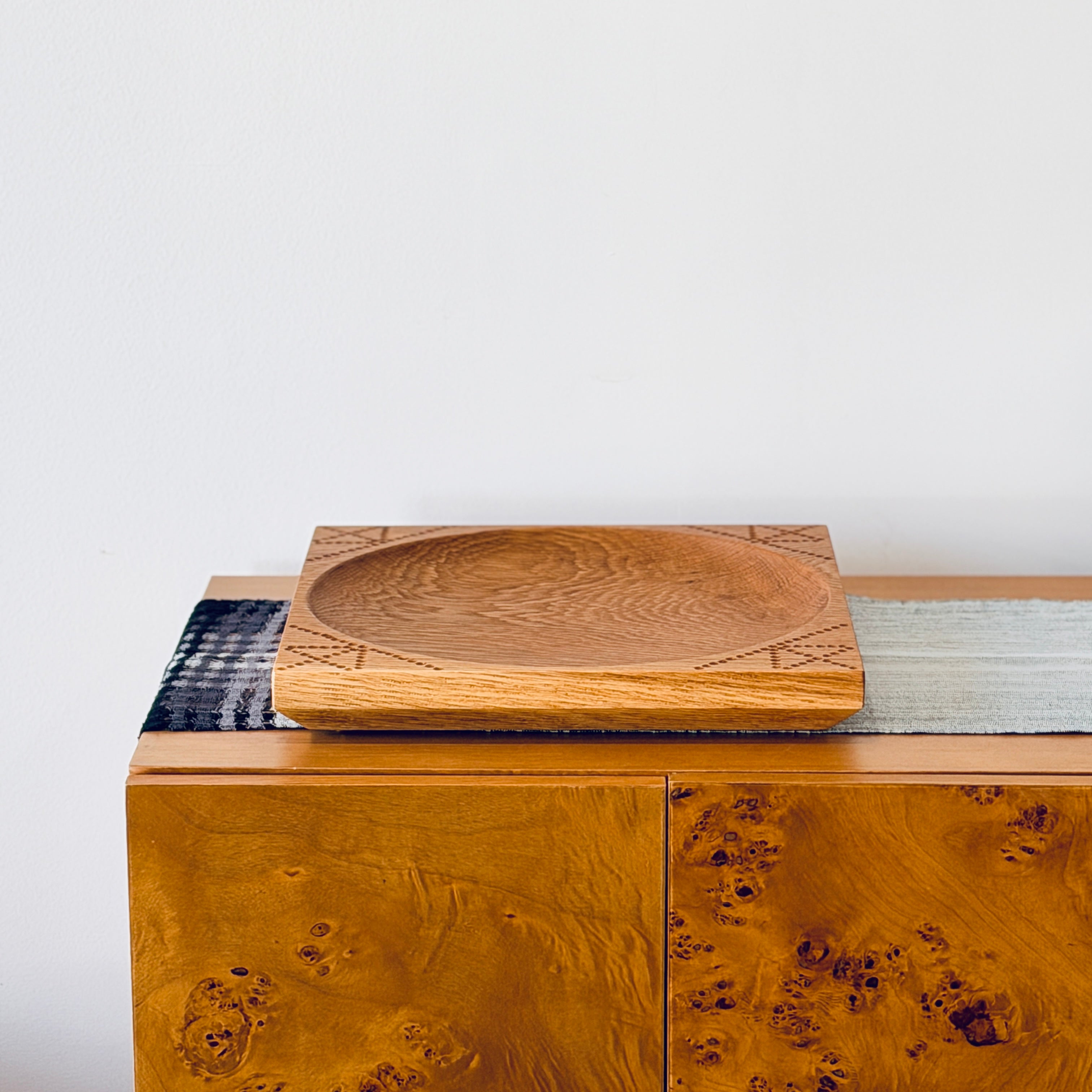 Wooden Bowl with pattern